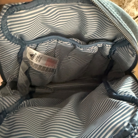 Disney Store ShopDisney Mickey Mouse Icon Flair Denim Blue Backpack Carry Bag - Picture 6 of 6